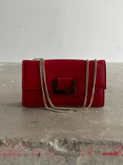 MINI LEATHER BAG WITH CHAIN