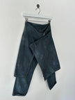 JAPANESE LABEL early 2000s WRAP PANEL CROPPED TROUSERS