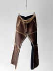 DOLCE & GABBANA 2000s SAMPLE SHEARLING PANELED TROUSERS