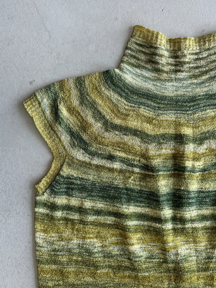 HIROKO KOSHINO - 1990s SEMI SHEER KNIT TOP