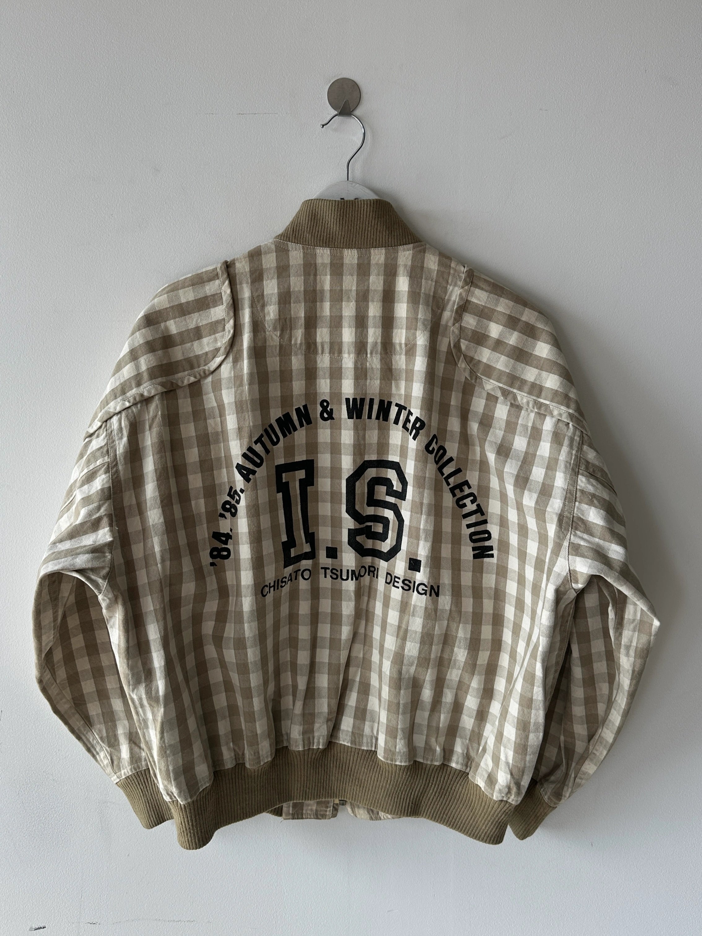 ISSEY MIYAKE IS X TSUMORI CHISATO - A/W 1984/85 CHECKED BOMBER JACKET