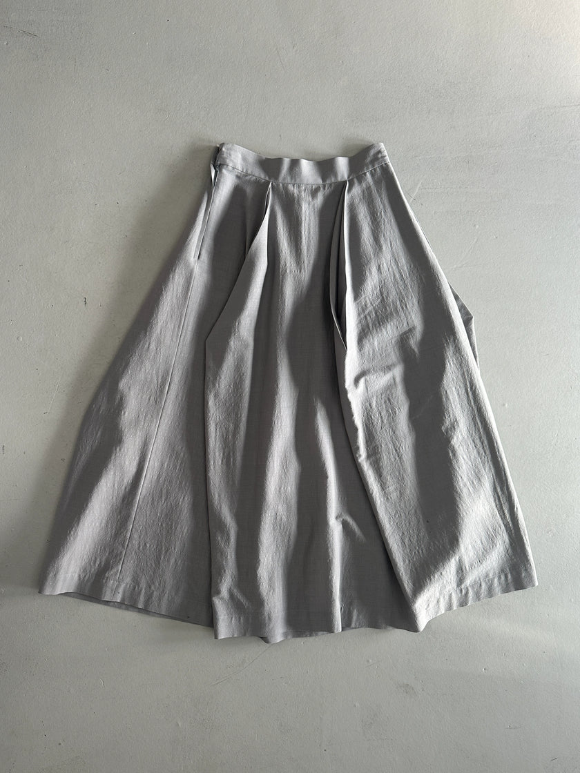 ISSEY MIYAKE - 1980s ARCHITECTURAL HIGH WAIST MAXI SKIRT