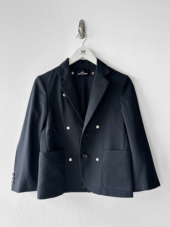 COMME DES GARÇONS TRICOT - F/W 2019 CROP FIT BLAZER WITH STUD DETAILS