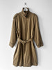 ITALIAN LABEL 1990s BELTED TRENCH COAT