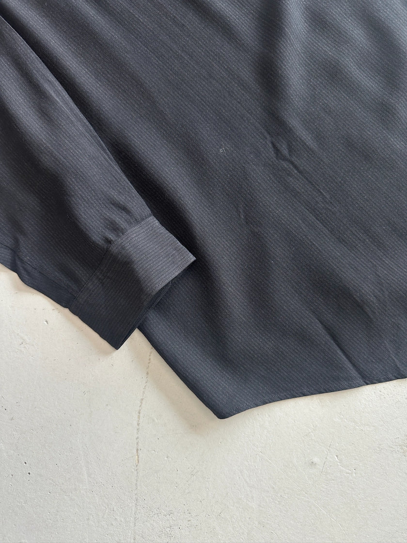 YOHJI YAMAMOTO Y's - 1990s OVERSIZED STRIPED LONG SLEEVE SHIRT