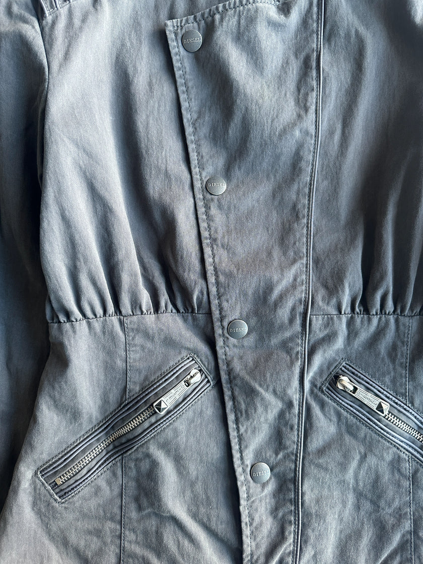 DIESEL - 1990s ASYMMETRICAL FRONT JACKET