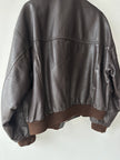 VERSACE - 1990S LEATHER BOMBER JACKET