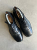 LARIO 1989 - 1990s SQUARE TOE LEATHER DERBY SHOES