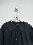 COMME DES GARÇONS - A/W 2020 BOXY FIT BUTTONED BLOUSE WITH OVERSIZED PETER PAN COLLAR