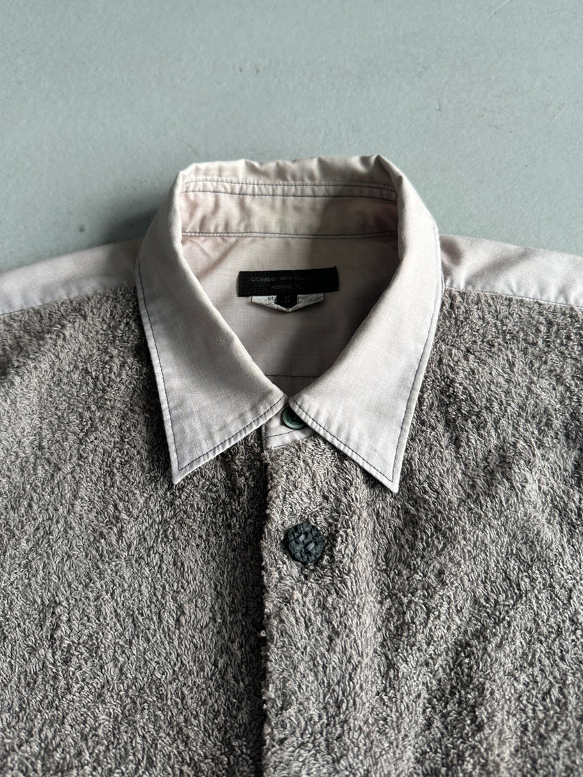 COMME DES GARÇONS HOMME PLUS - S/S 2013 TERRY CLOTH FRONT SHIRT
