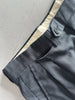 1990s PINSTRIPED FRONT PLEATS TAILORED TROUSERS
