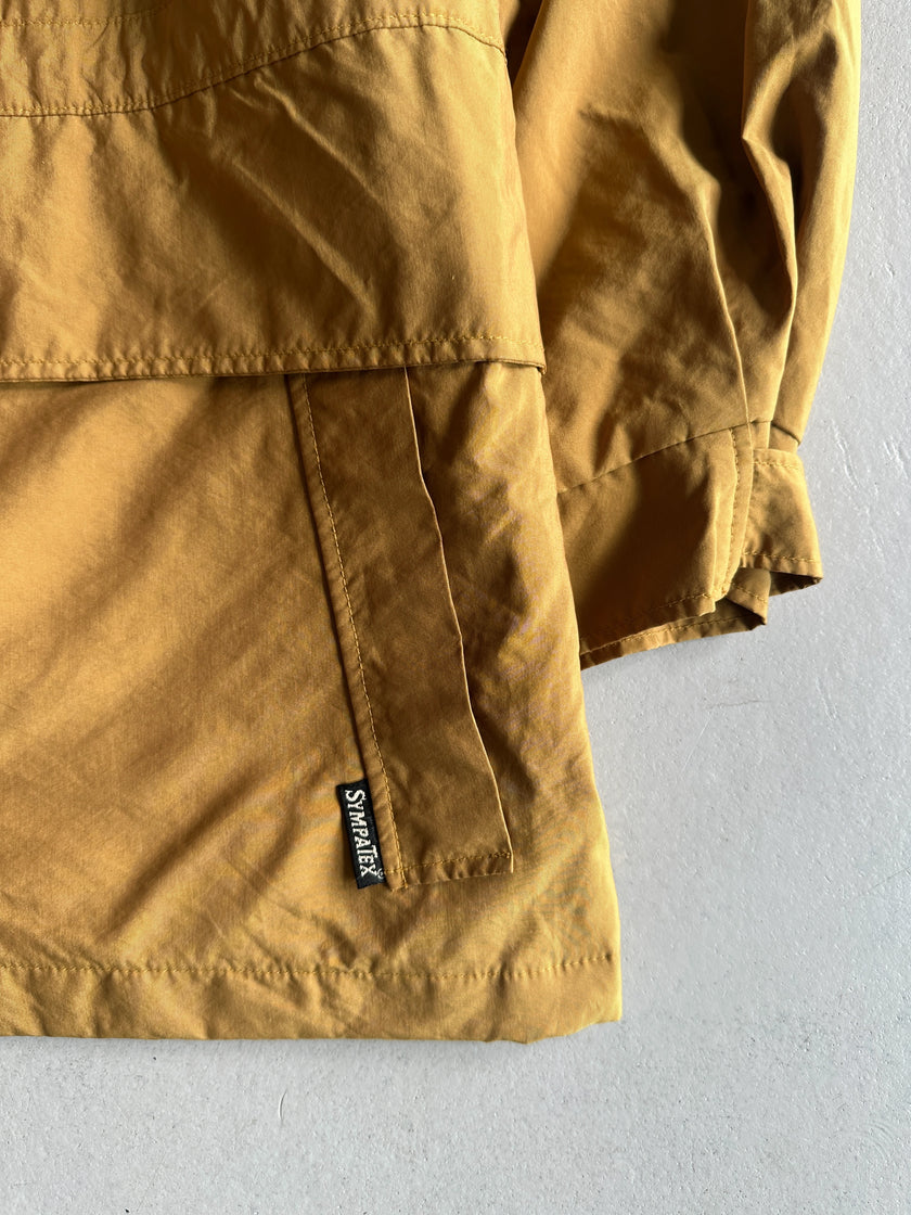 PAUL SMITH RED - 1990s WATERPROOF FUNNEL NECK PARKA