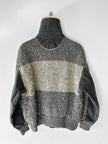 ICEBERG BY J.C. DE CASTELBAJAC - 1980s WOOL BOMBER JACKET WITH SHEARLING COLLAR