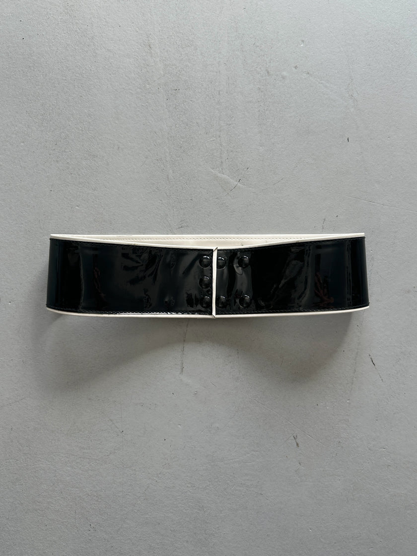 MISS SIXTY - 1990s WIDE GLOSSY BELT