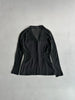 SYBILLA - 1990s PANELED SHEER BUTTONED BLOUSE