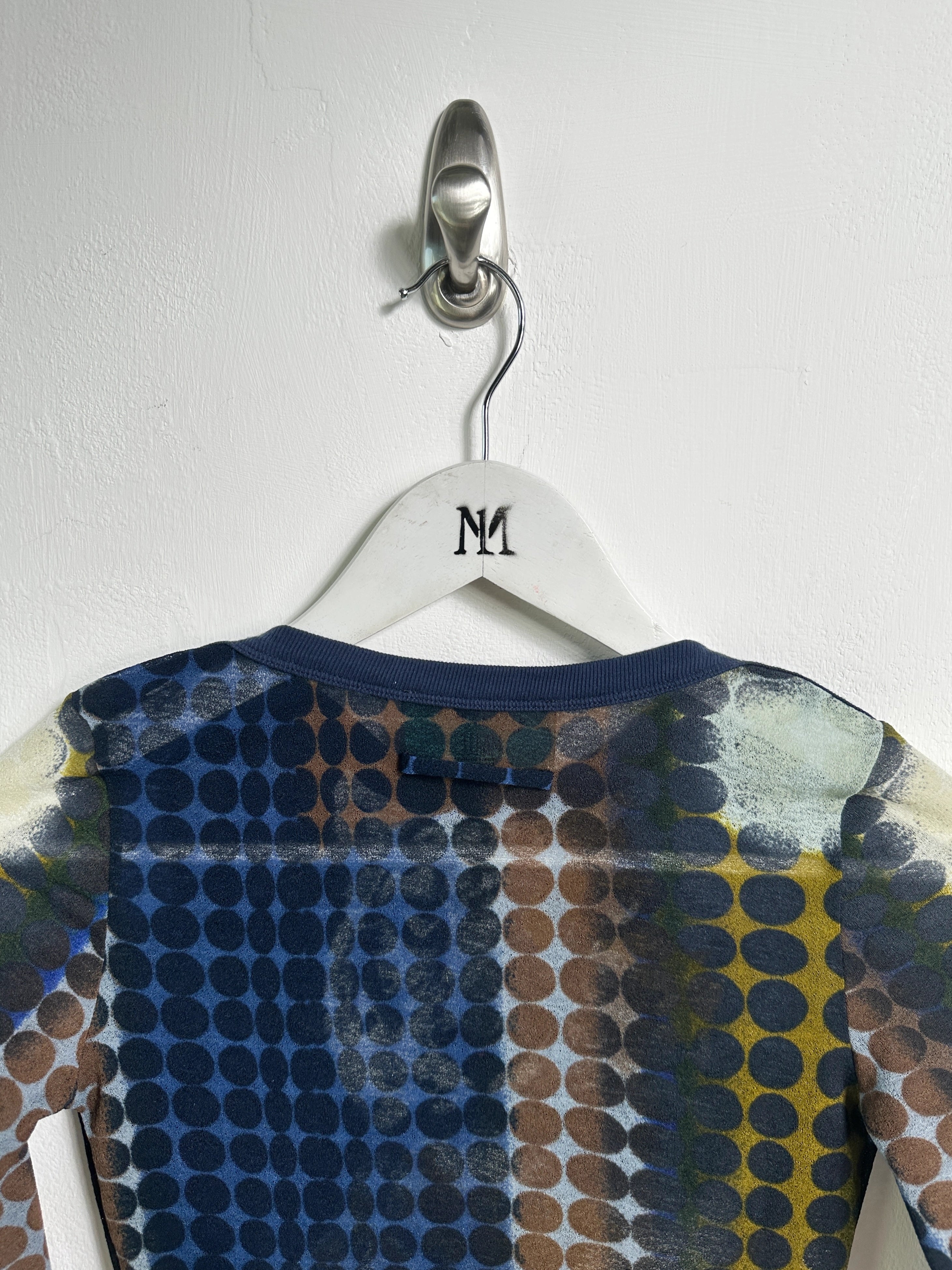 JEAN PAUL GAULTIER MAILLE - S/S 1996 LONG SLEEVE MESH TOP