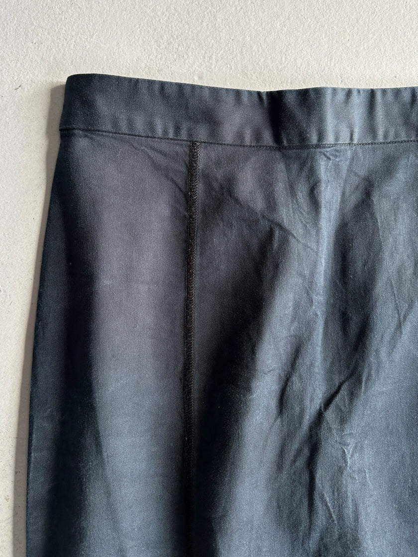 DOLCE & GABBANA - 1990s PENCIL SKIRT WITH STITCHING DETAILS