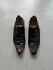 COMME DES GARÇONS - 1990s DISTRESSED LEATHER POINTED SLIP ON SHOES