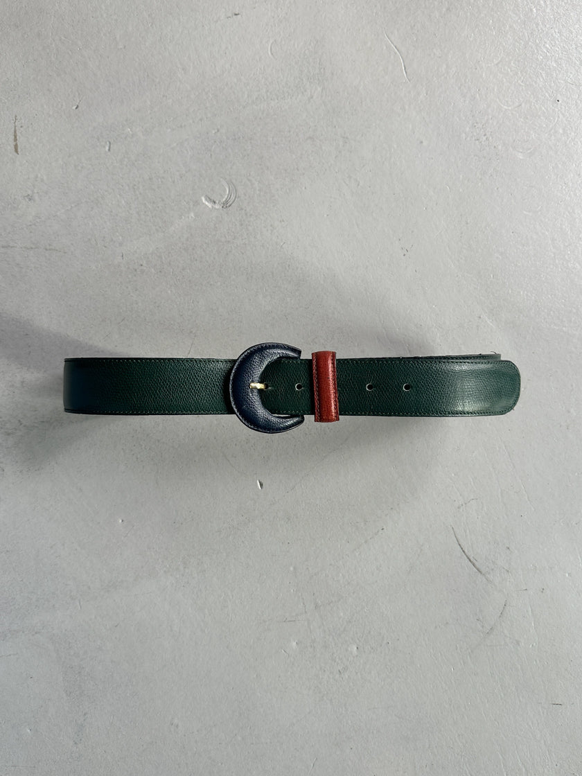 ETRO - 1990s MULTICOLOUR LEATHER BELT