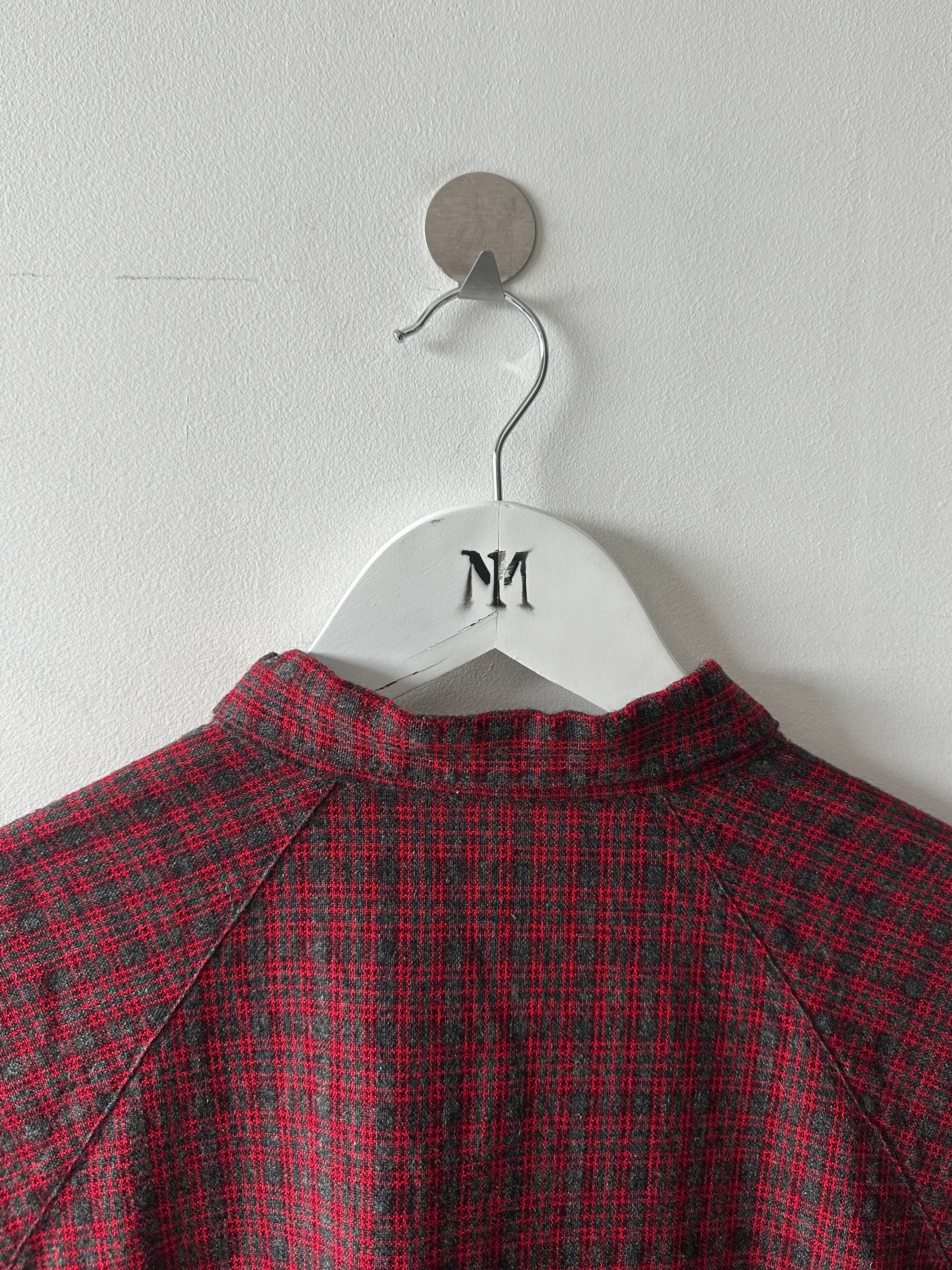 YOHJI YAMAMOTO Y'S MEN - F/W 1986 BOXY FIT CHECKED SHIRT