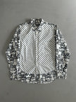 COMME DES GARÇONS - S/S 2013 POLKA DOTS FRONT PRINTED LONG SLEEVE SHIRT