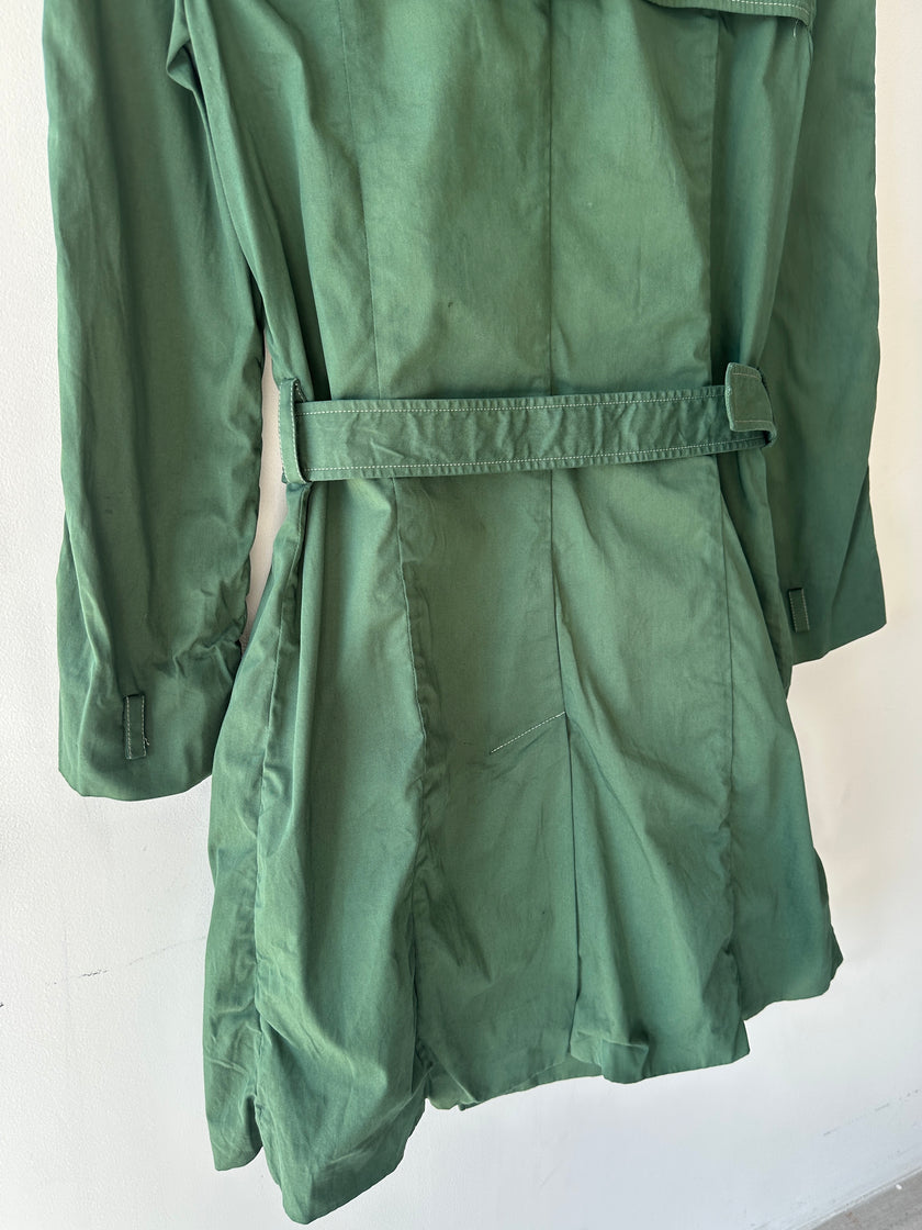 MIU MIU - early 2000s DOUBLE BREASTED TRENCH COAT