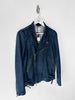 TAVERNITI - early 2000s DENIM BIKER JACKET