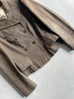 DRIES VAN NOTEN - 1990s DOUBLE BREASTED CROP FIT JACKET