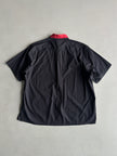 COMME DES GARÇONS HOMME - S/S 1991 CONTRASTING COLLAR SHORT SLEEVE SHIRT