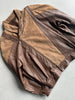 1980s DROPPED SHOULDER LEATHER AND SUEDE BOMBER JACKET