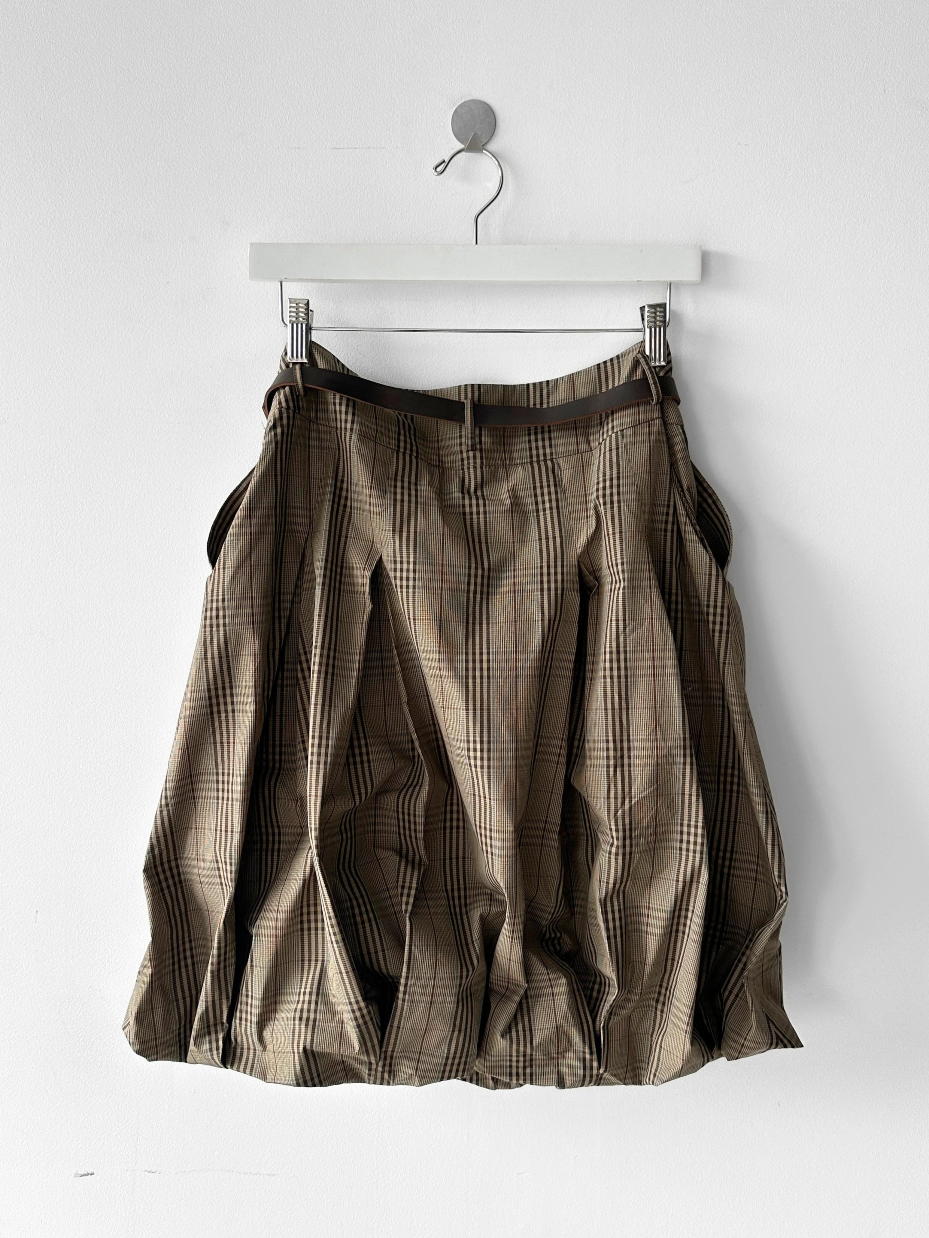 ITALIAN LABEL early 2000s BALLOON SKIRT WITH WRAP FRONT WAIST