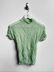 ISSEY MIYAKE PERMANENTE - S/S 1989 SHORT SLEEVE CRINKLED TOP