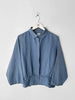 ITALIAN LABEL 1980s LINEN JACKET WITH PANELED WAISTABAND