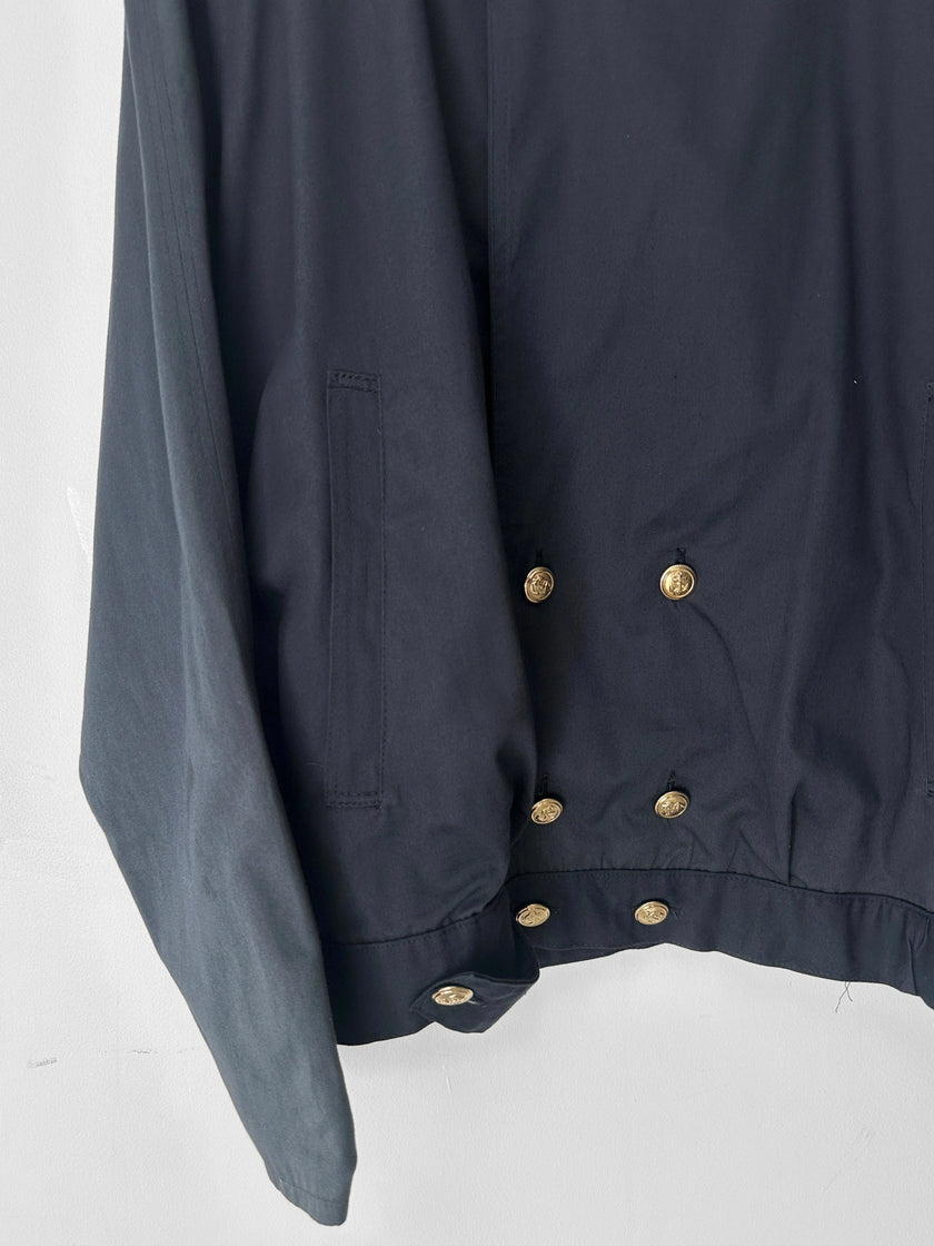 ITALIAN LABEL 1980s DOUBLE BREASTED LIGHT BOMBER JACKET