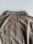 1980s LONG SLEEVE POLO KNIT TOP