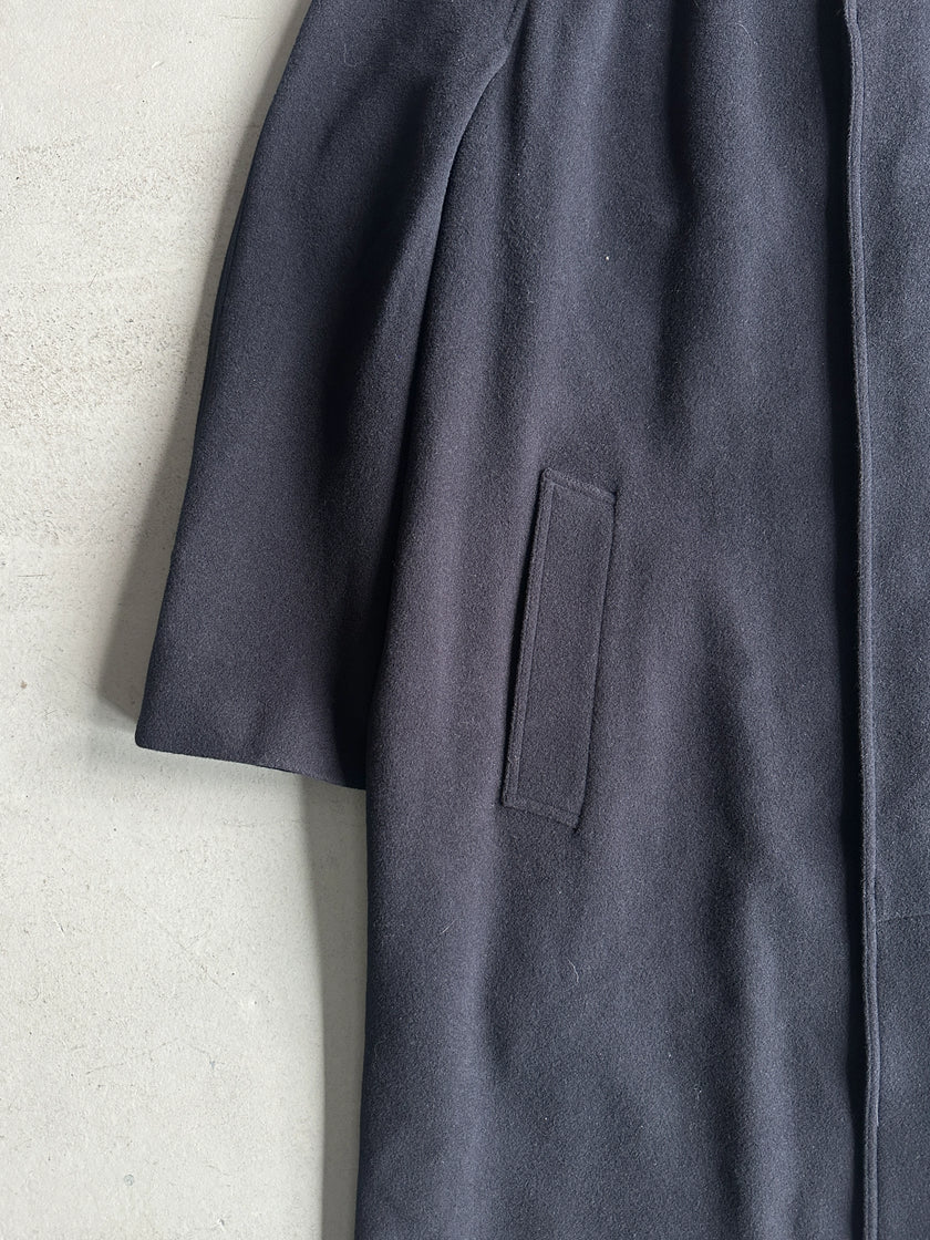 EMPORIO ARMANI - 1980s DROPPED SHOULDERS LONG COAT