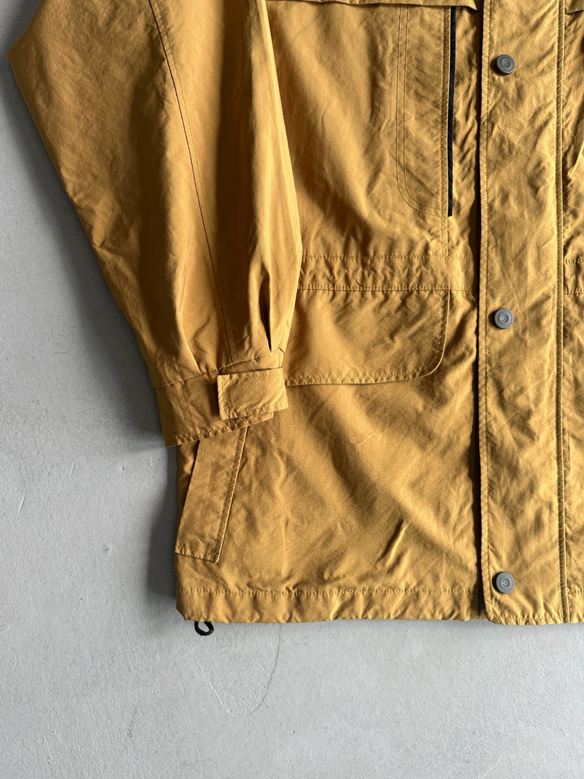 PAUL SMITH RED - 1990s WATERPROOF FUNNEL NECK PARKA