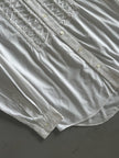 ISSEY MIYAKE - S/S 2005 KNOT FRONT PANEL LONG SLEEVE SHIRT