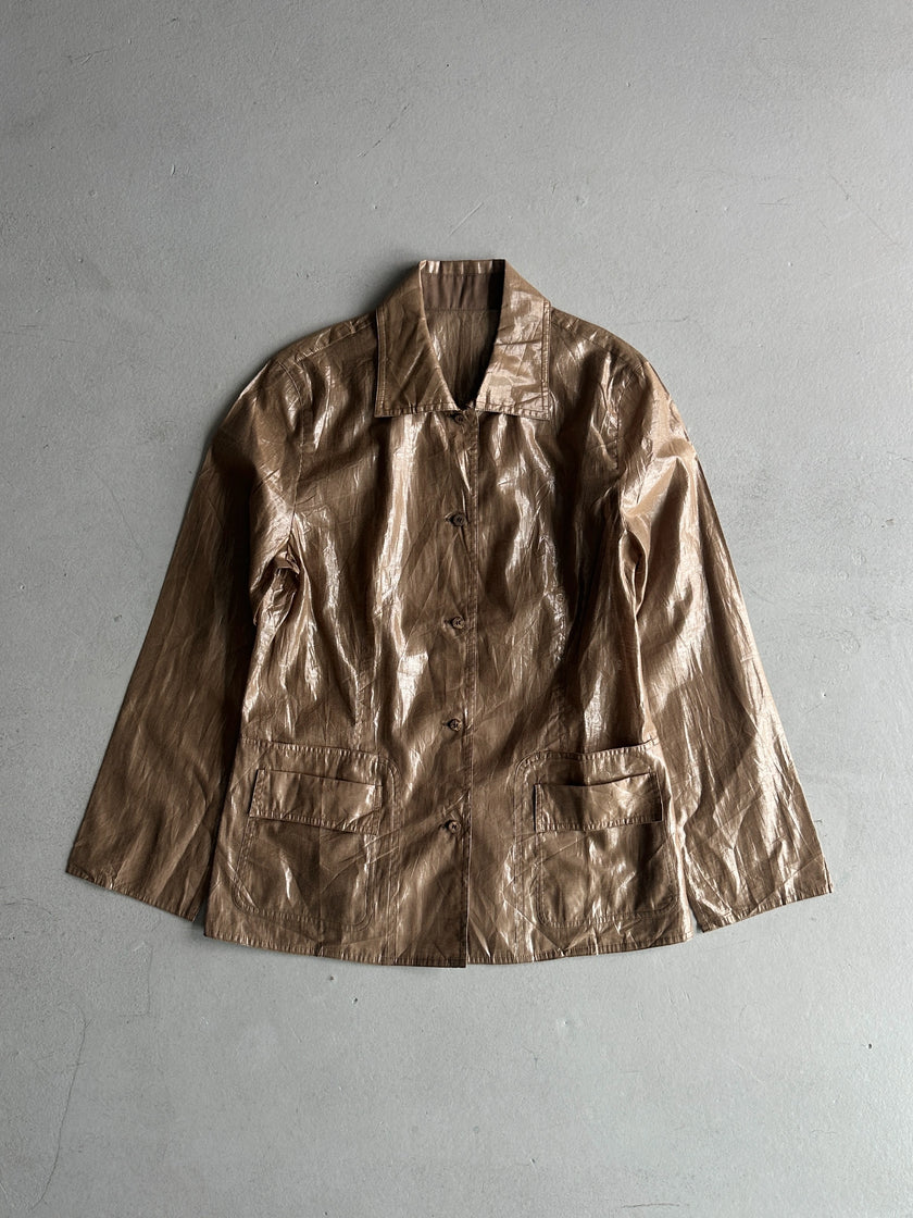 HIROKO KOSHINO BIS - 2000s SEMI TRANSPARENT JACKET