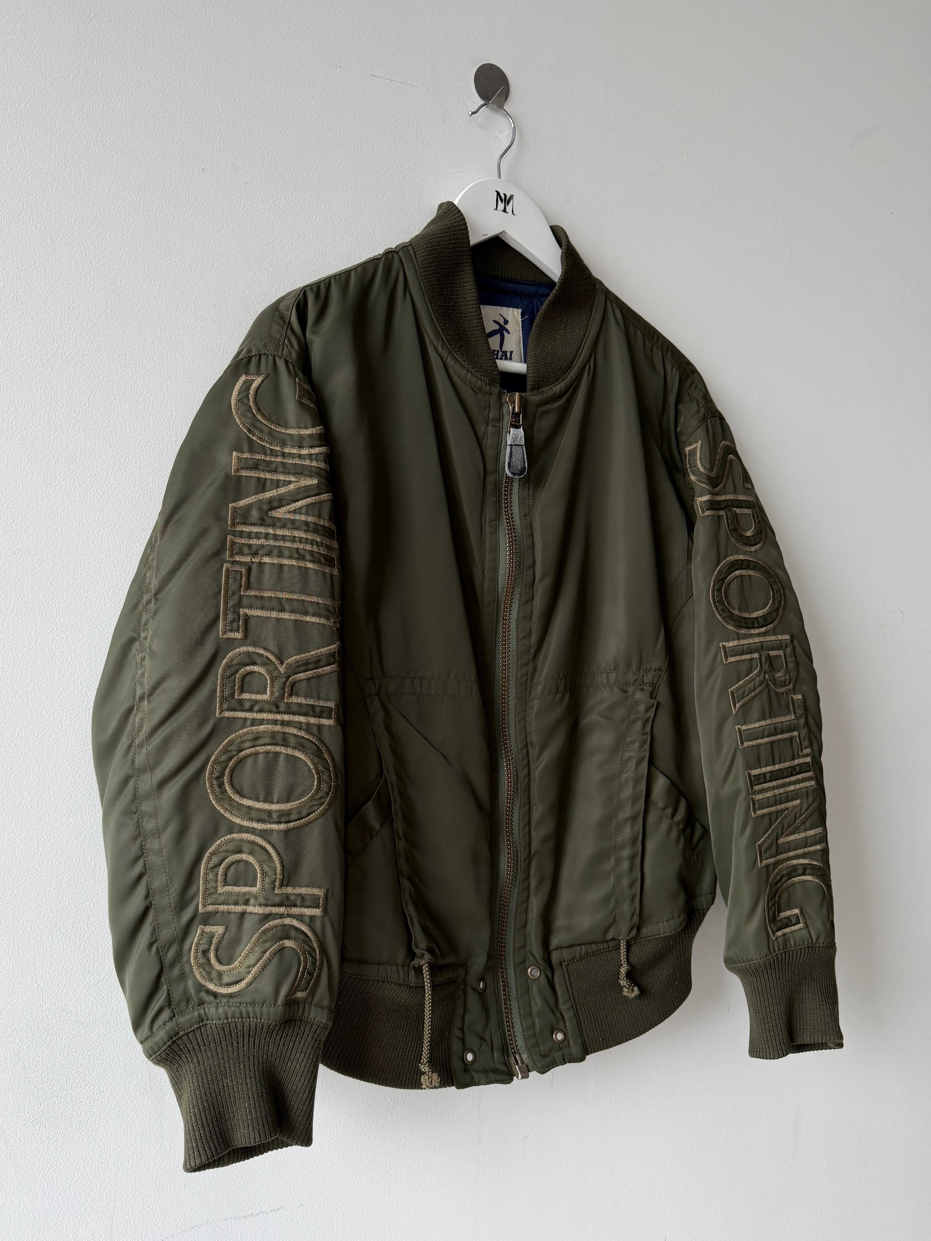 ISSEY MIYAKE HAI - 1980s NYLON BOMBER JACKET