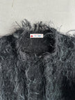 HISAKO TAKENAKA - 2000s HANDMADE KNIT OPEN FRONT CARDIGAN