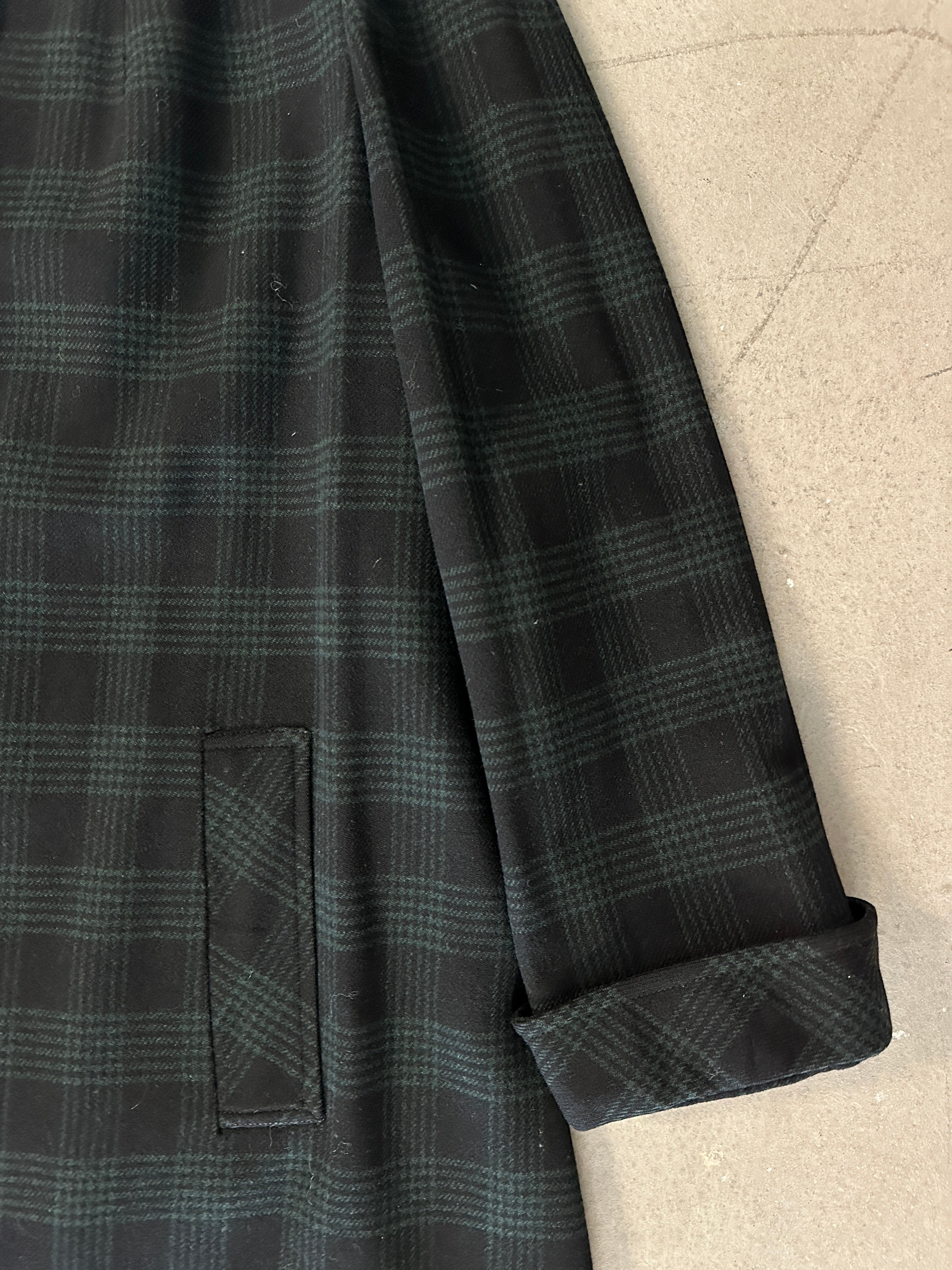 AQUASCUTUM - 1950s CHECKED CAPE