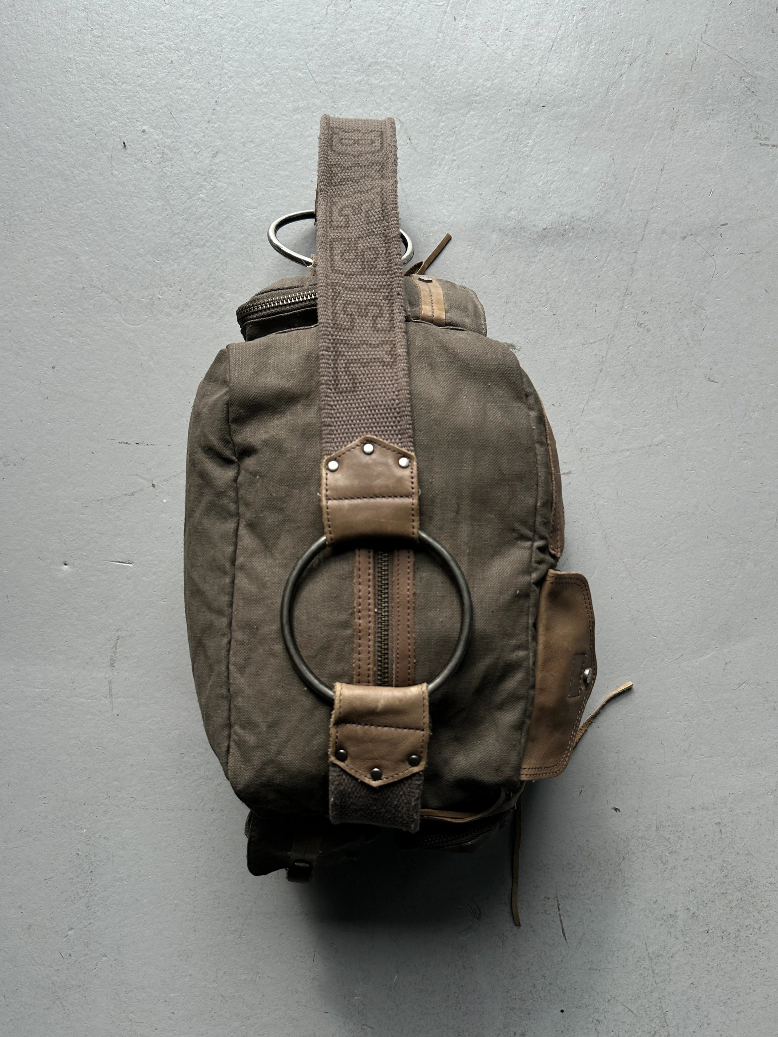 DIESEL SPARE PARTS - 2000s WAXED CANVAS CARGO BAG