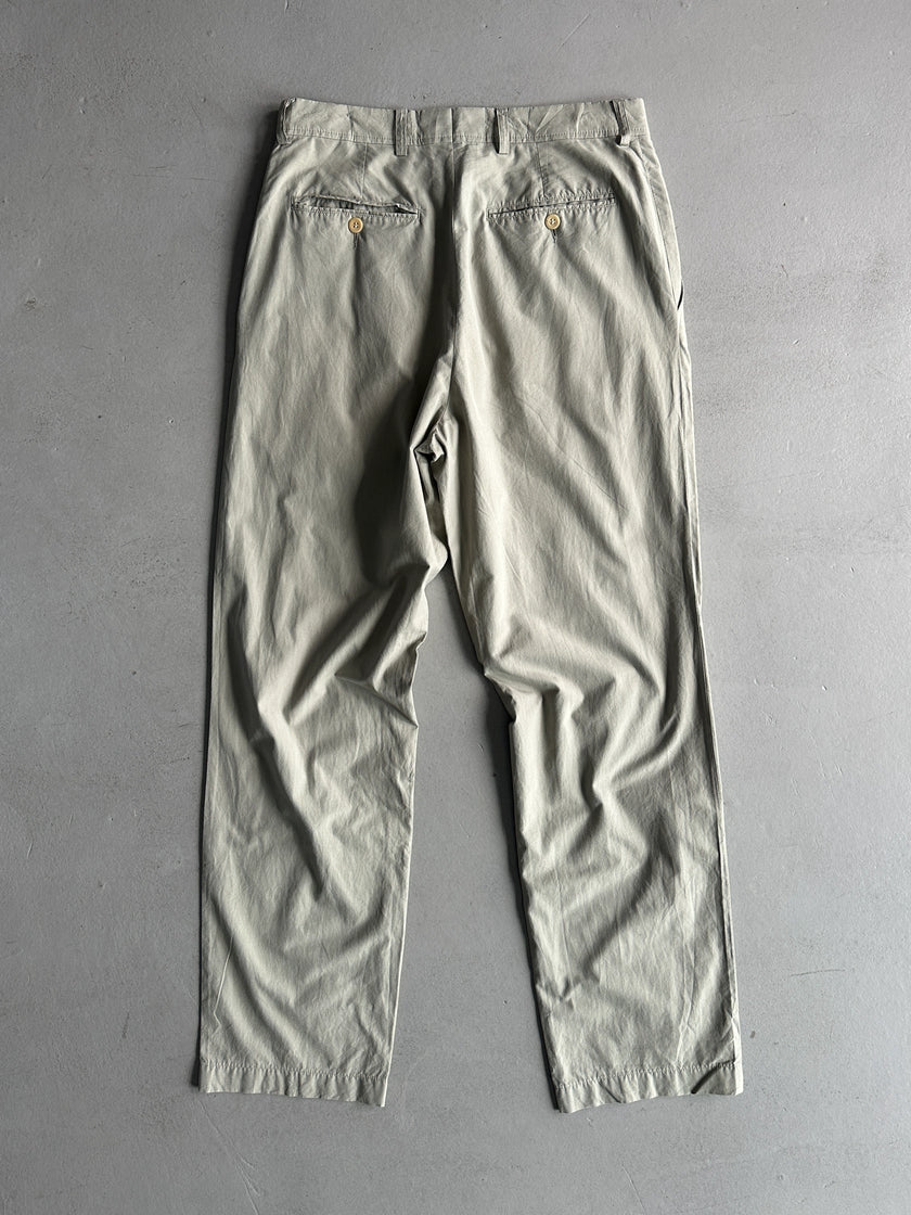 DRIES VAN NOTEN - 1990s STRAIGHT FIT TAILORED TROUSERS