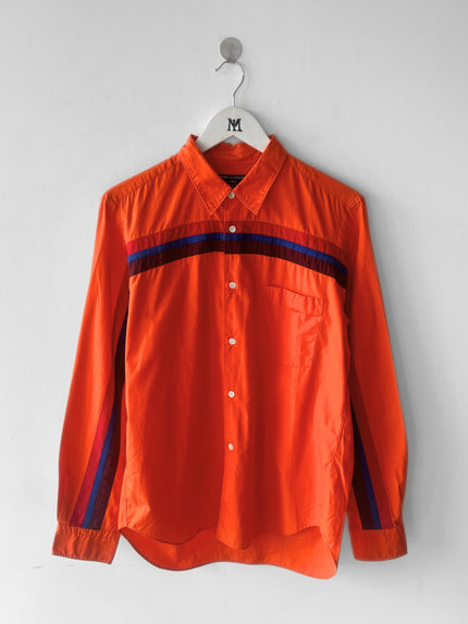 COMME DES GARÇONS - F/W 2005 LONG SLEEVE SHIRT WITH STRIPED PANEL