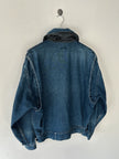 BONEVILLE BY MASSIMO OSTI - 1980s OVERSIZED DENIM BOMBER JACKET
