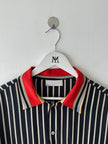 ITALIAN LABEL 1980s BOXY FIT SILK POLO T-SHIRT