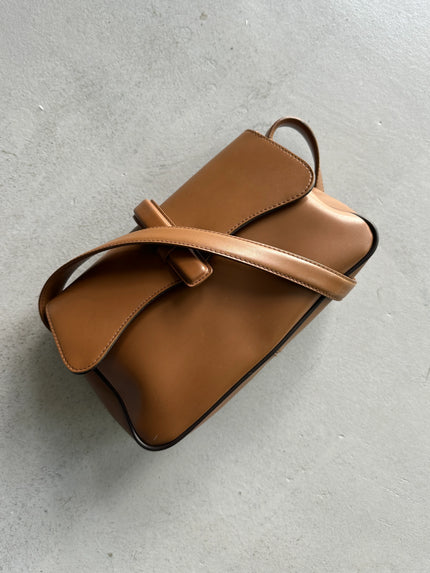 CLAUDE MONTANA - 1990s STRUCTURED SHOULDER BAG