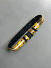 PLEIN SUD - 1990s METAL BUCKLE LEATHER BELT
