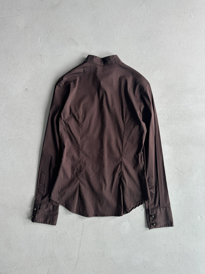 DANIELE ALESSANDRINI - 1990s MULTI POCKET LONG SLEEVE SHIRT